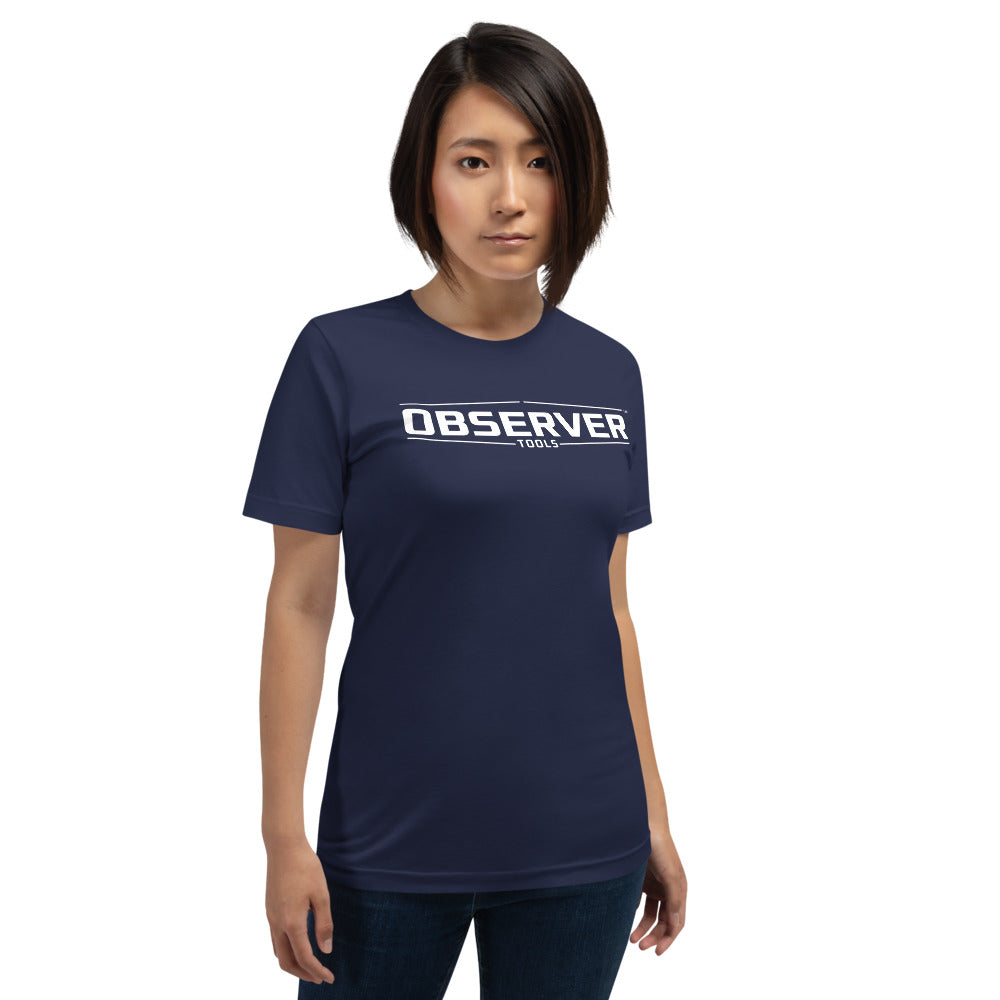 Women's Classic-Fit T-Shirt - White Logo - Observer Tools