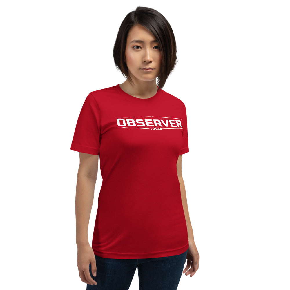 Women's Classic-Fit T-Shirt - White Logo - Observer Tools