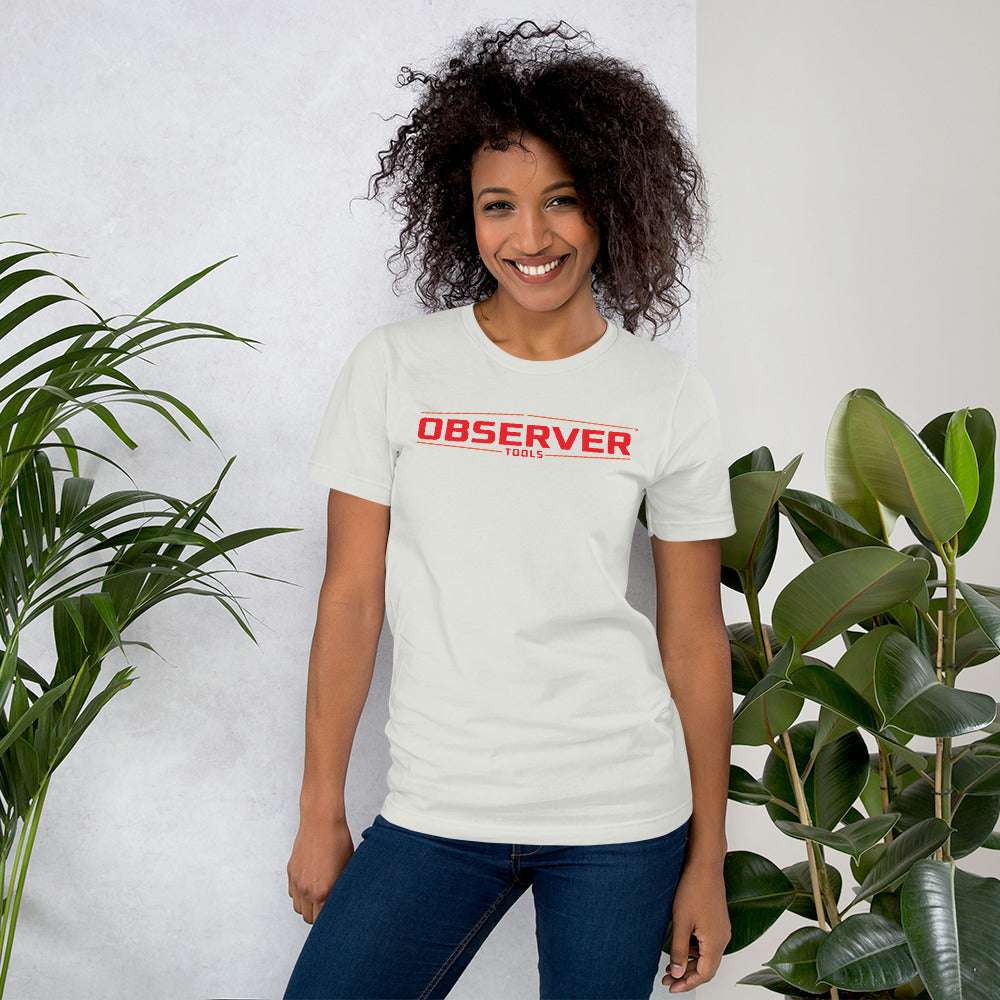 Women's Classic-Fit T-Shirt - Orange Logo - Observer Tools