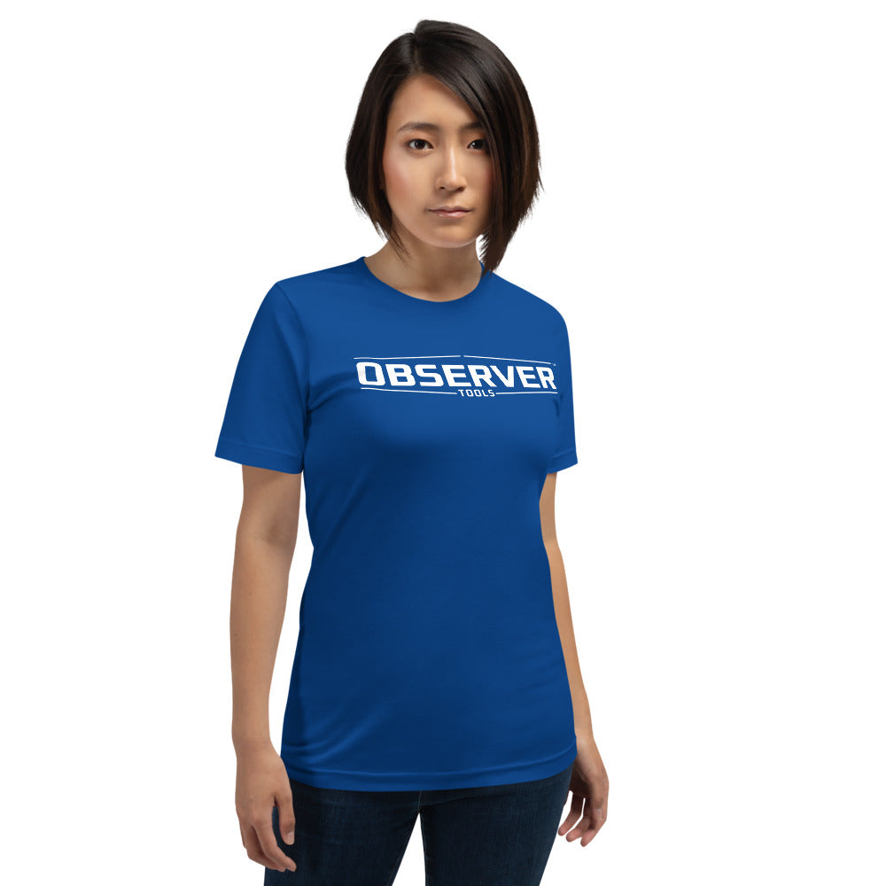 Women's Classic-Fit T-Shirt - White Logo - Observer Tools