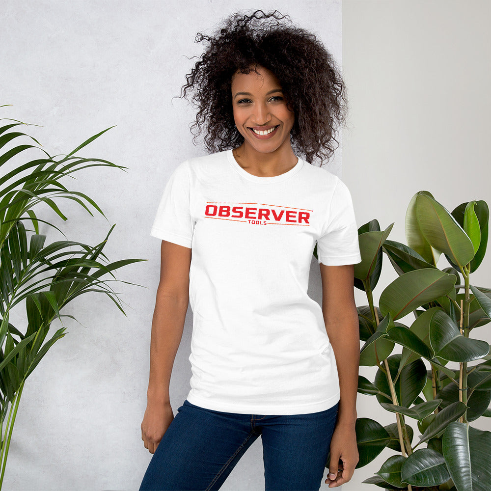 Women's Classic-Fit T-Shirt - Orange Logo - Observer Tools