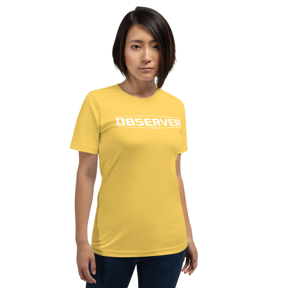 Women's Classic-Fit T-Shirt - White Logo - Observer Tools